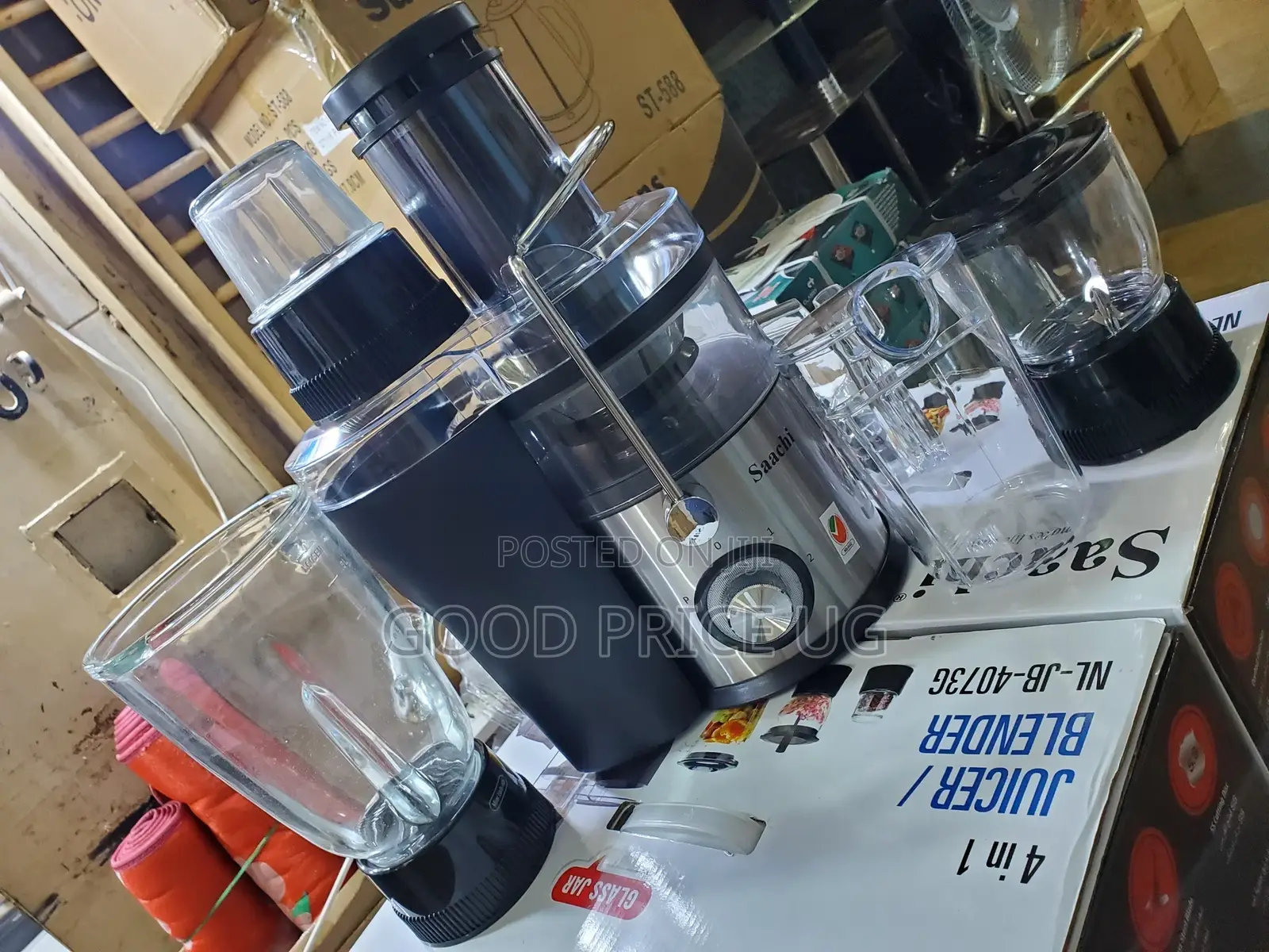Saachi 4 N 1 Juicer/Blender NL-JB-4073G