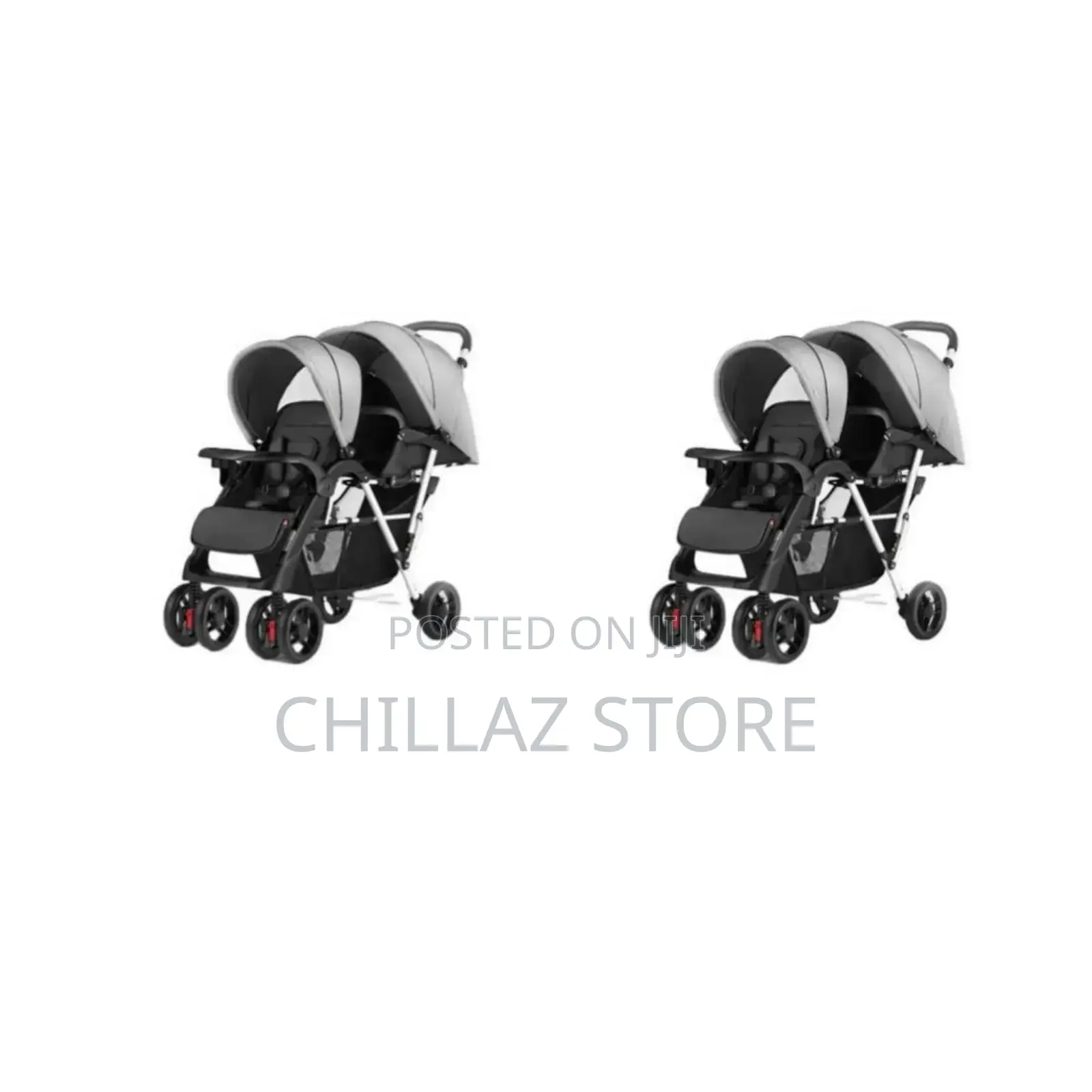Twin Pram and Stroller.