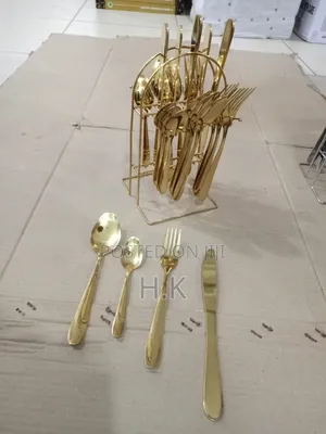 Gold Cutlery Set