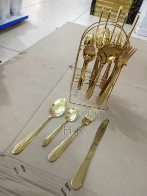Gold Cutlery Set