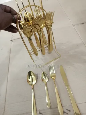 Gold Cutlery Set