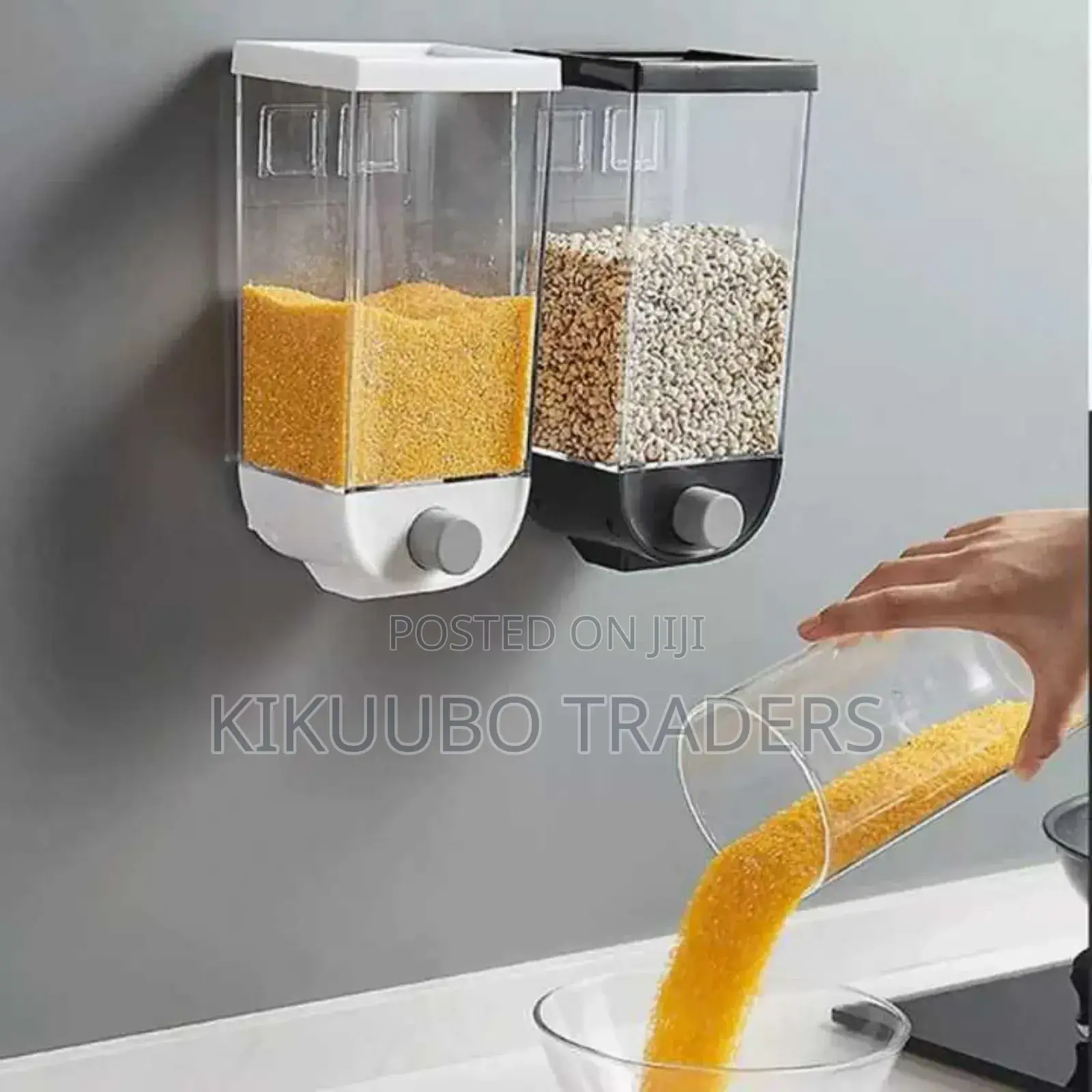 Wall Mounted Transparent Cereal Dispenser