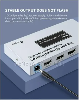 Dtech Hdmi Splitter 4 Way Original Splitter