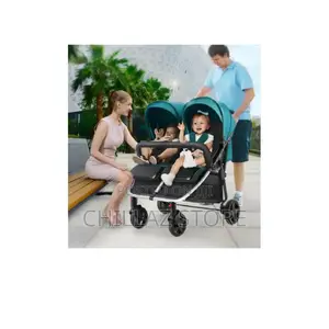 Double Twin Tandem Kids Stroller.