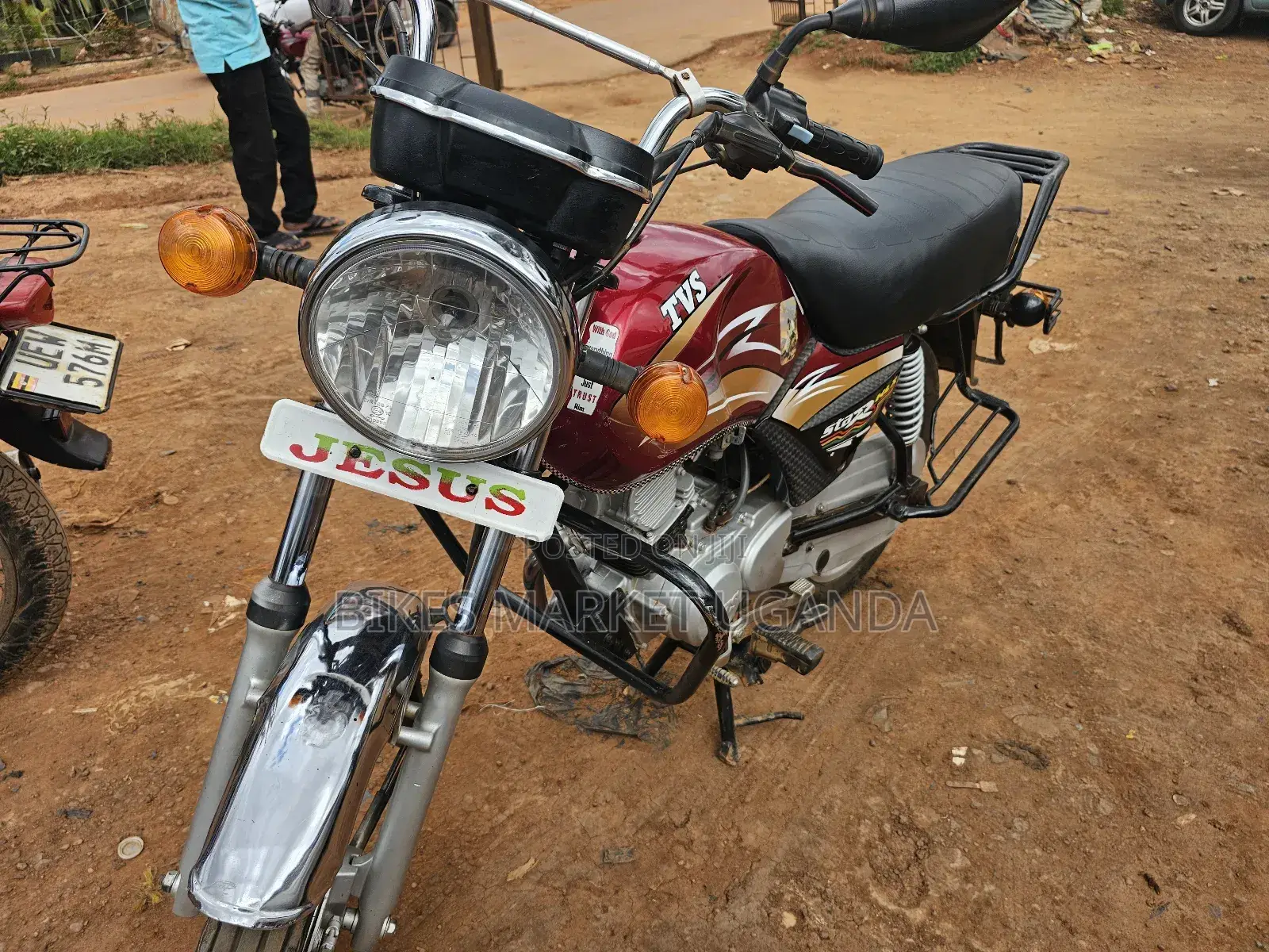TVS XL 100 2017 Red