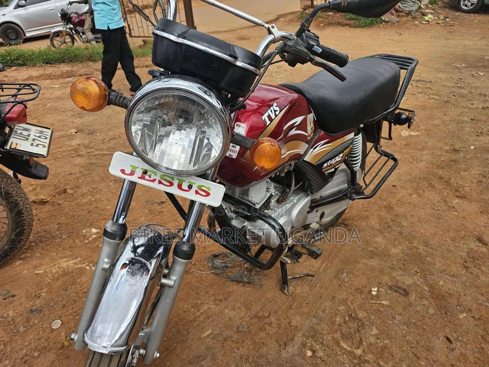 TVS XL 100 2017 Red