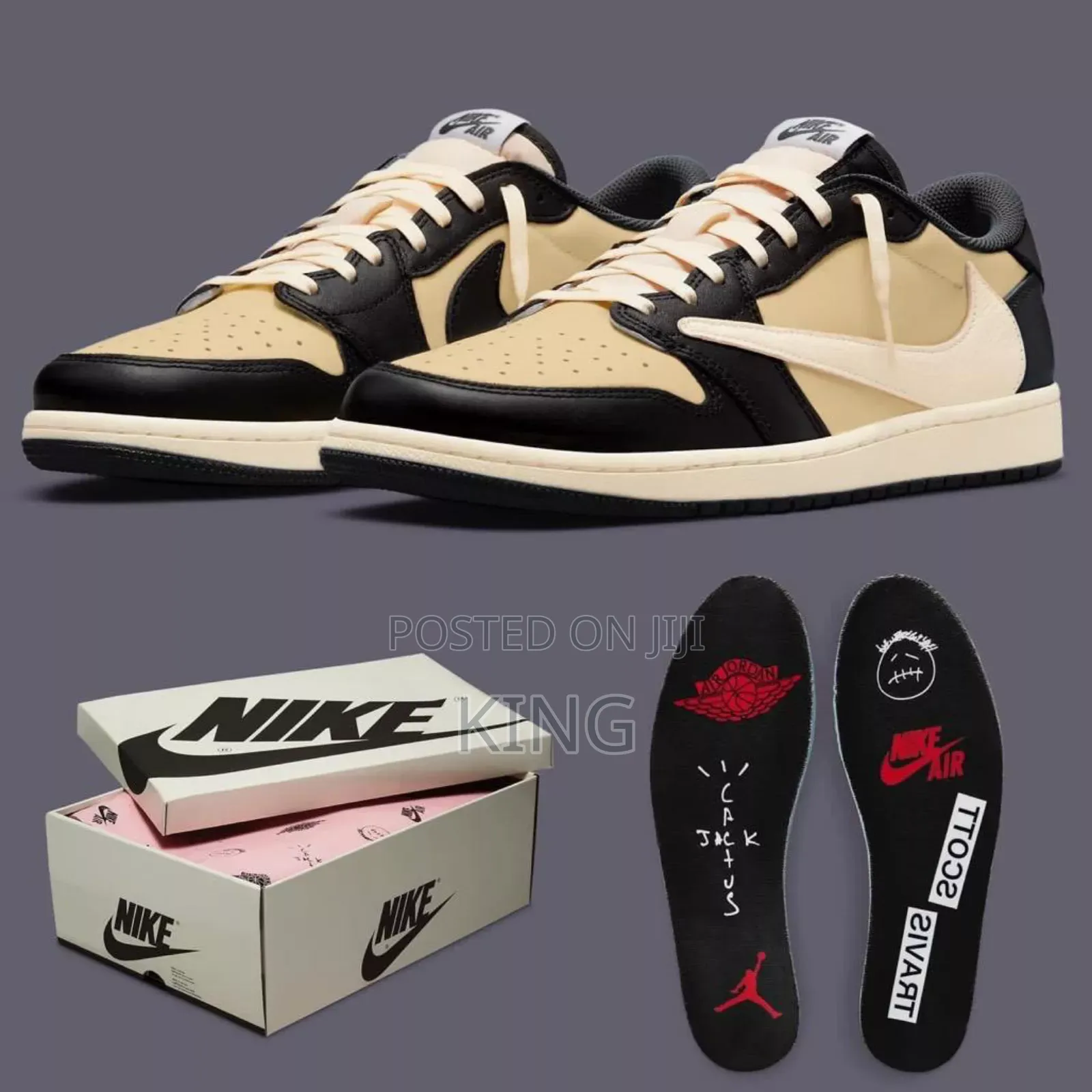 Air Jordan 1 Low Fragment Design X Travis Scott