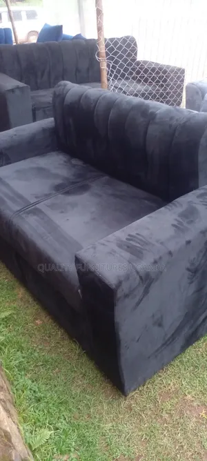 Black Two Sitter Couch