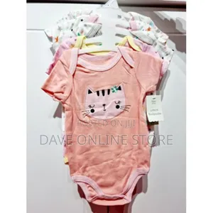 5piece Baby Body Suit - Multi Coloured