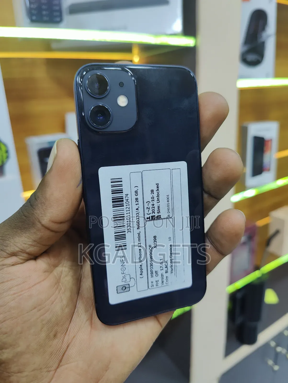 Apple iPhone 12 mini 128 GB Black