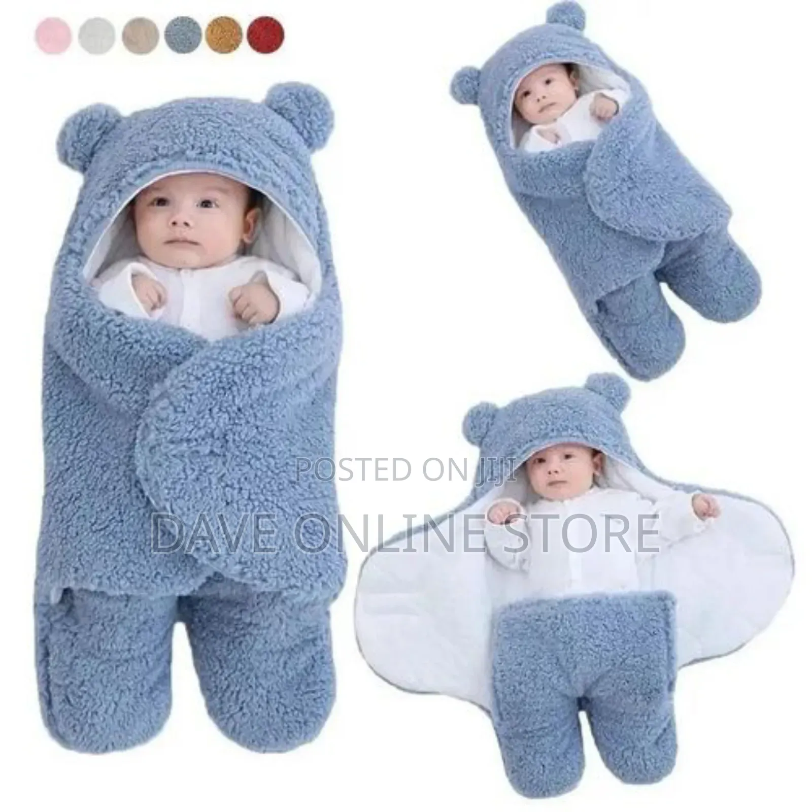 Baby Swaddle Receiver, Warm, Grey, Color May Vary