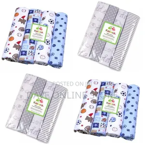 Baby 4pcs/Pack 100% Cotton Baby Receiving Bedsheets -
