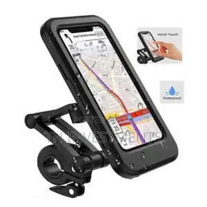 Bike Phone Mount Waterproof Cell Phone Holder 360 Rotation