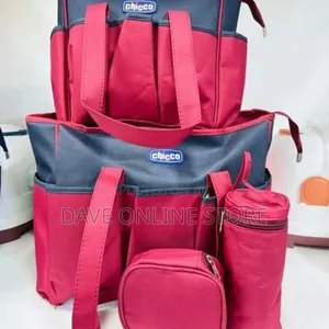 Chicco 5piece Baby Multi-Functional Carrycot-Maroon/Blue