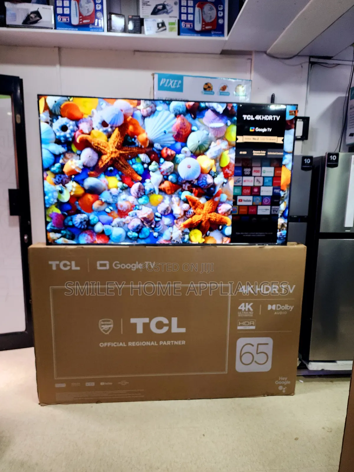 New Restocked TCL Android Smart Tv 65inches