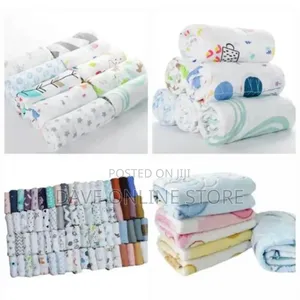 Felicia 6 Pack Cotton Receiving Sheets, Multi Color