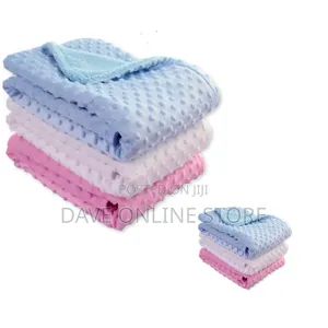 Baby Shawl Receiver - Blue, Color and Design Varies.