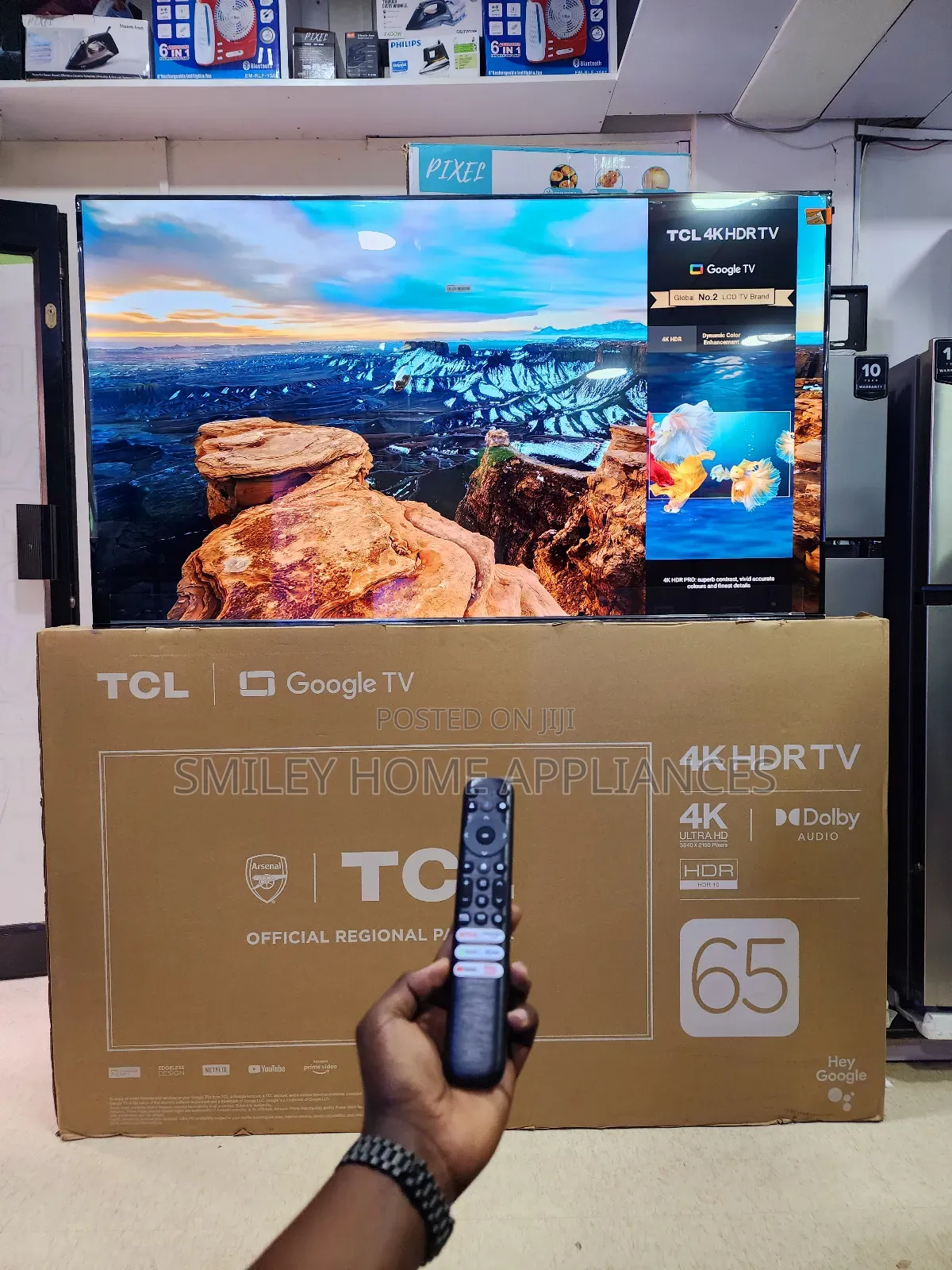 TCL Hdr4k 65inches Google Tv