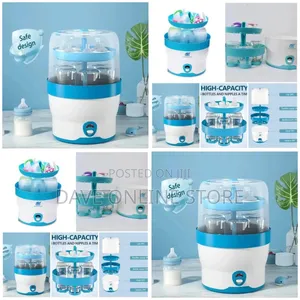 Safe Design Steam Sterilizer, Blue White