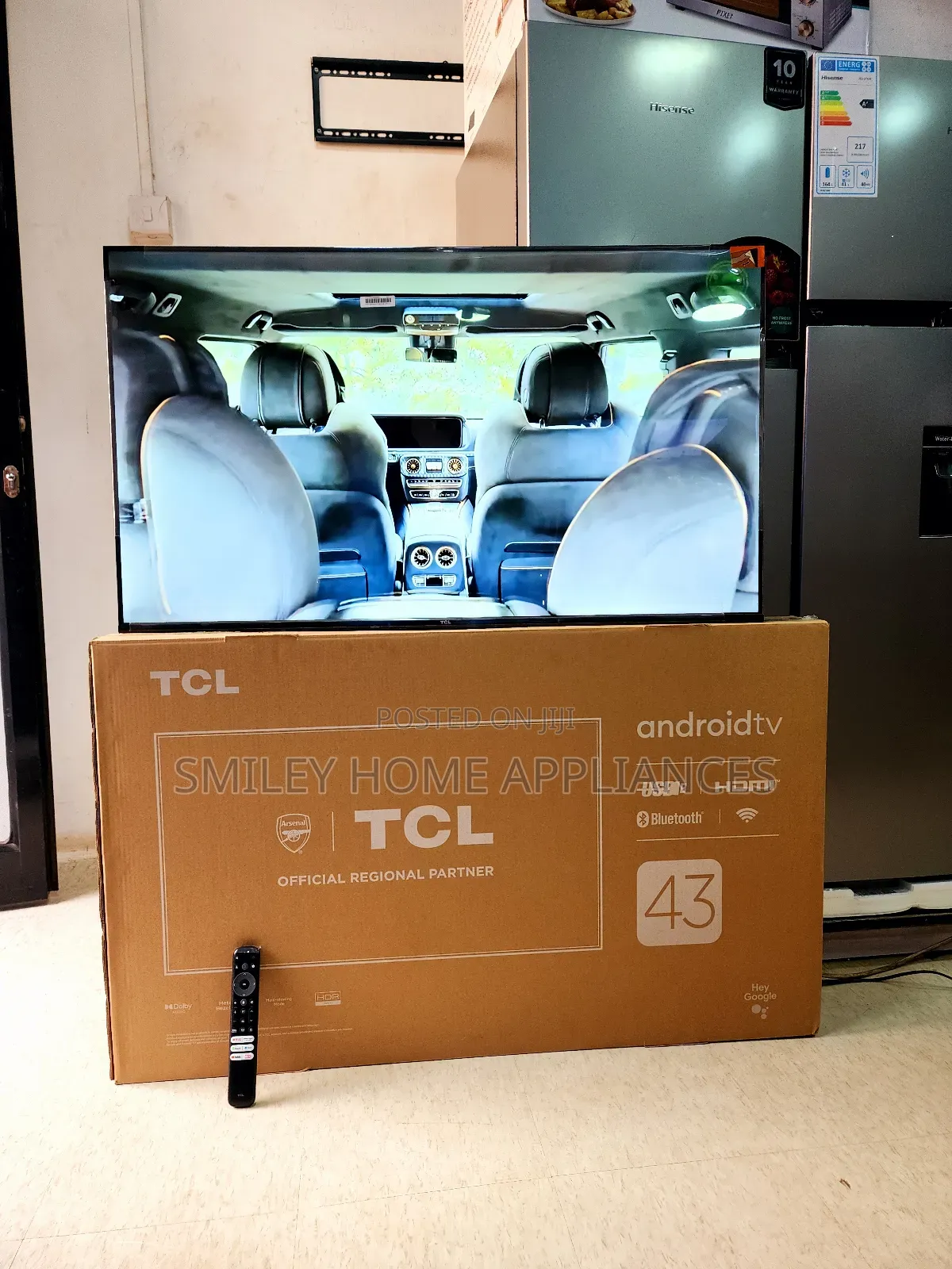TCL HDR10 Google Android Tv 43inches