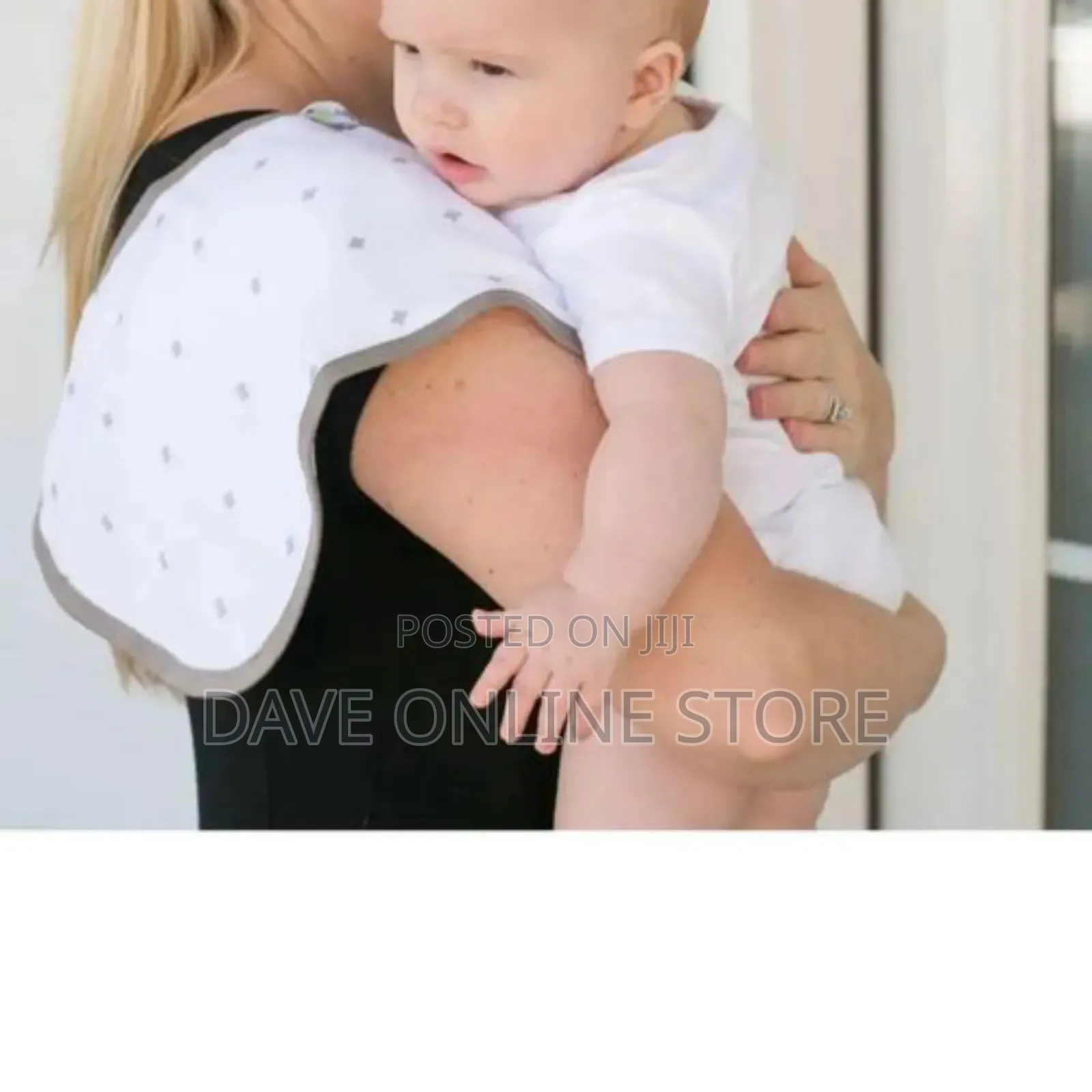 Burping Cloth-White