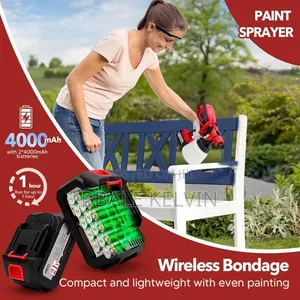 Cordless Paint Sprayer 1 Battery 4000 Mah