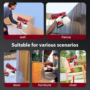 Cordless Paint Sprayer 1 Battery 4000 Mah