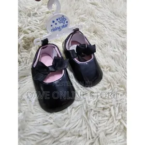 New Born Shoes, Black, Color and Design May Vary
