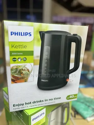 Philips Plastic Electric Kettle, 1.7 L, 2200 W | HD9318/20
