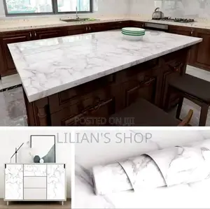 Self Adhesive Waterproof Marble Wallpaper -5 by 45cm