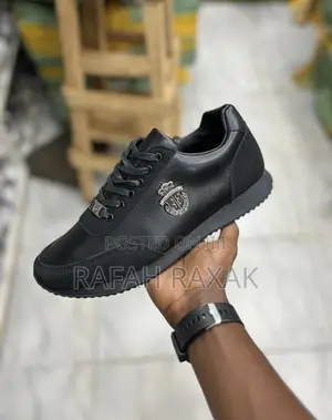 Original Triple Black Billionaire Smart Casual Sneakers