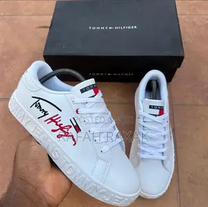 Original New White Tommy Hilfiger Jeans Sneakers