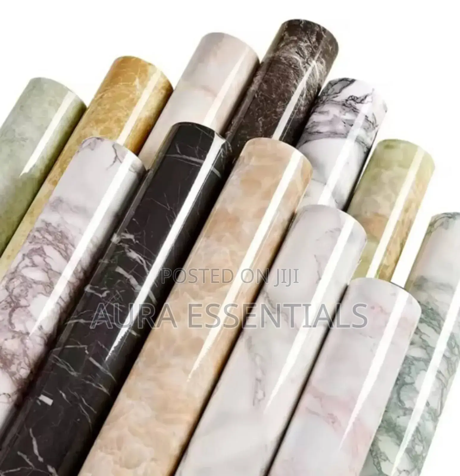 5m by 45cm Modern Marble Waterproof Wallpaper
