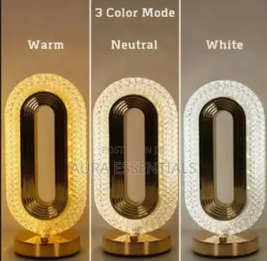 Oval Crystal Led Table Lamp