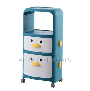 Cartoon Bedside Drawer Table for Kids