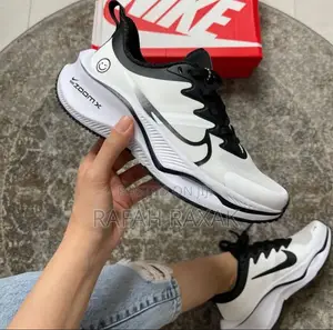 Original White Nike Zoom X Smiley Trail Running Sneakers