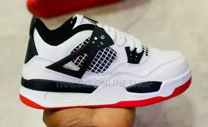 Unisex Jordan 4 Red Sneakers
