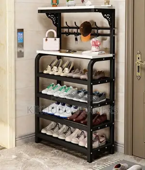 Heavy Metal Multifunction Shoe Rack Storage Organizer