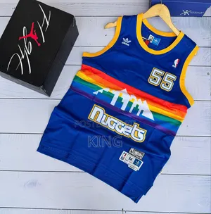 Adidas Denver Nuggets Dikembe Mutombo Shirt