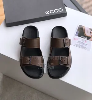 Ecco Leather Double Strap Sandals. Certified