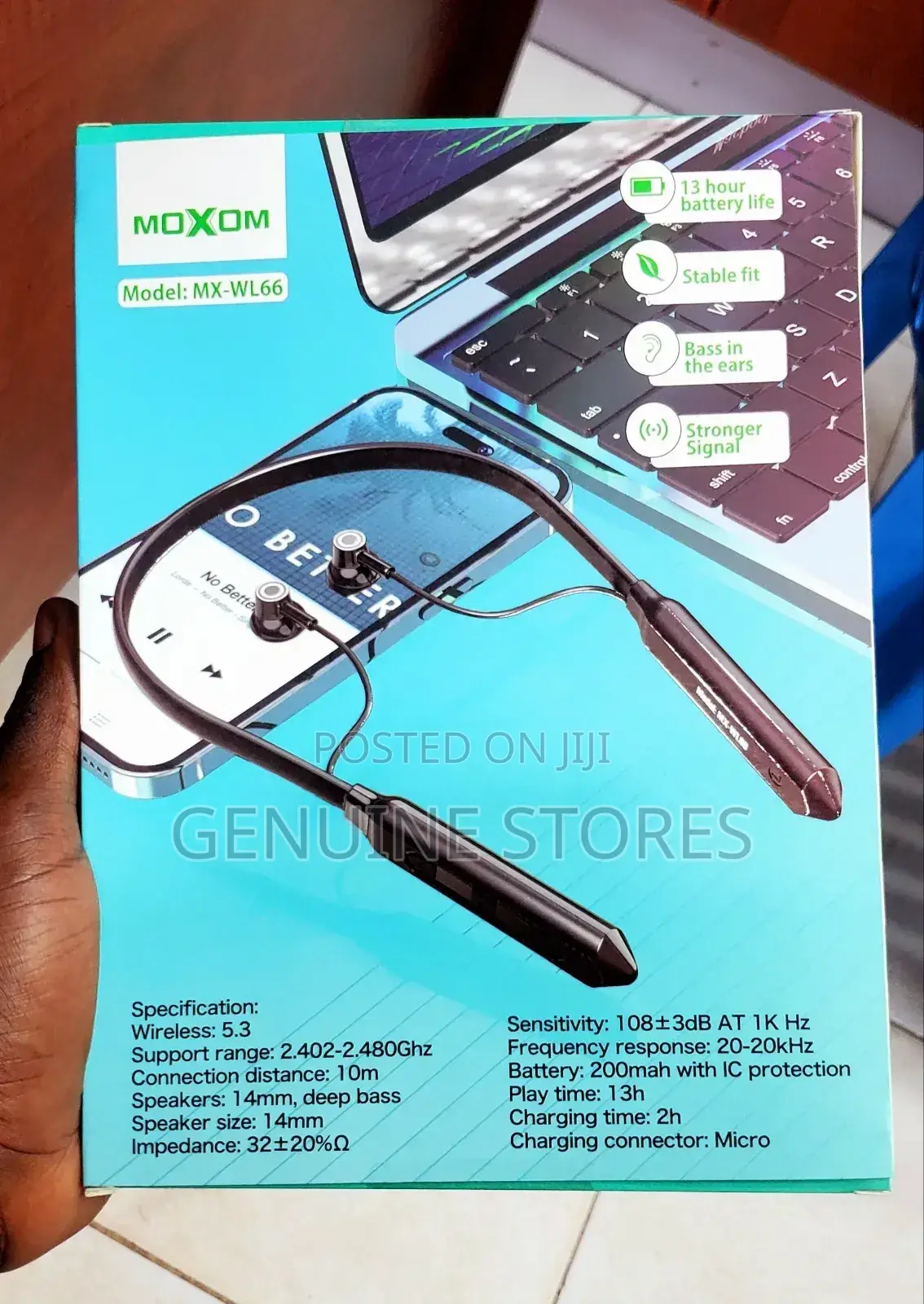 Moxom Next Band/Wireless Headset