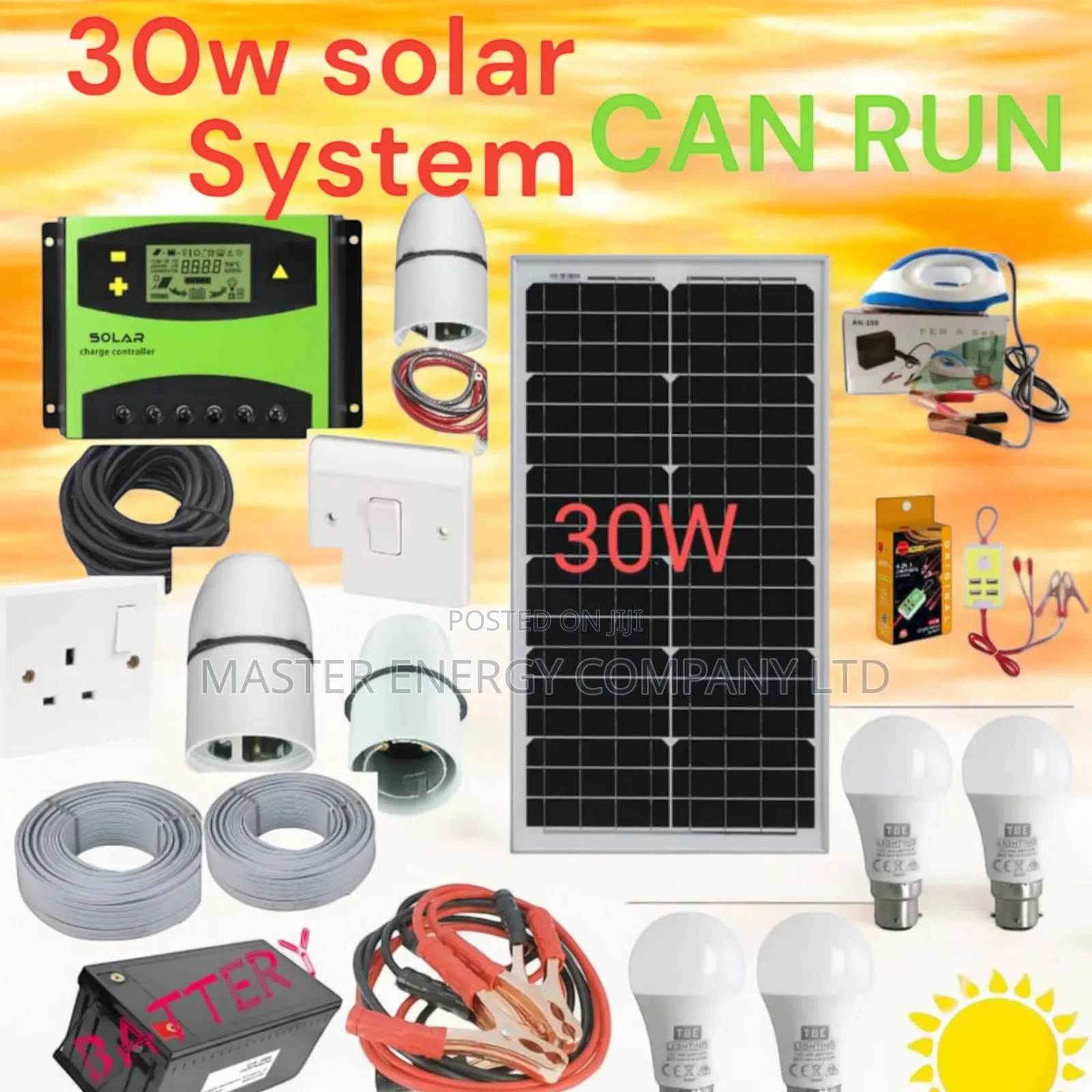 30w Solar System Full Kit German MSBBD
