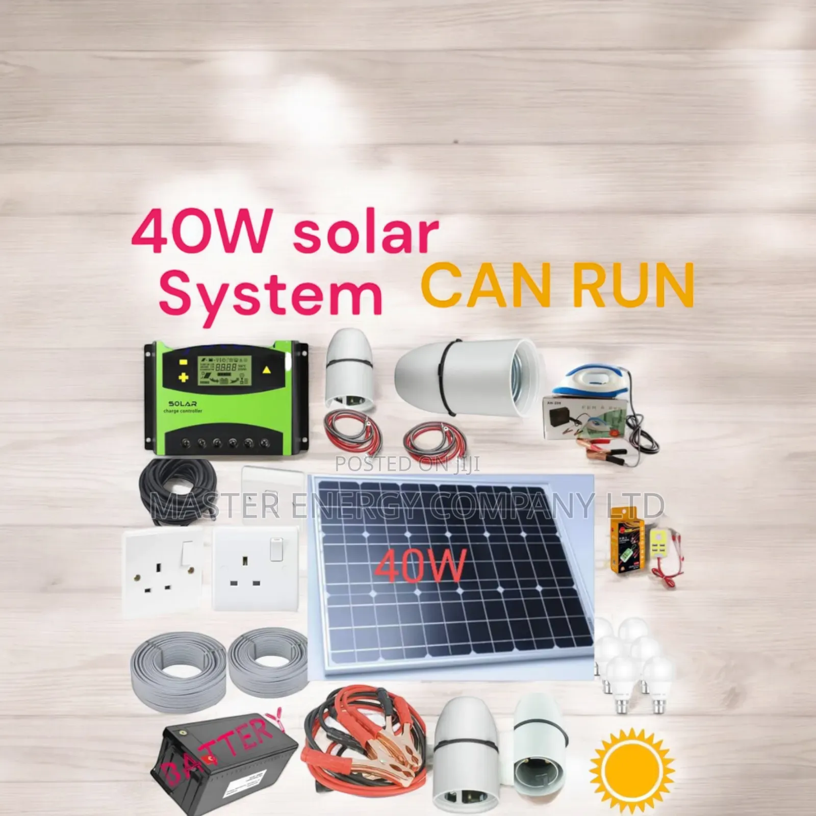 40w Solar System Full Kit German BDBDJD