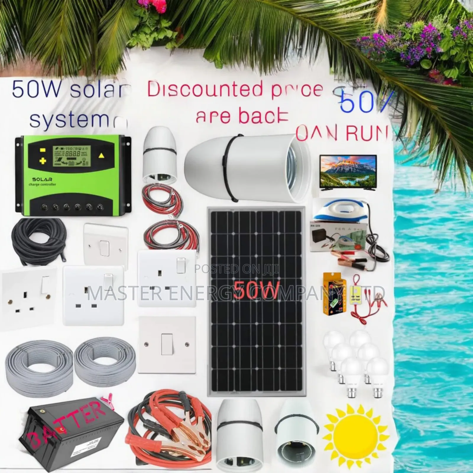 50w Solar System Full Kit German DNFBC