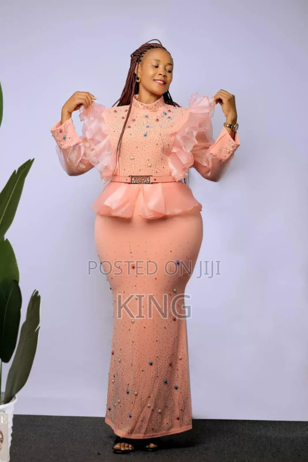 Trendy Crystal Design Dress
