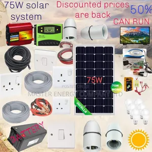 75w Solar System Full Kit German NDCVB