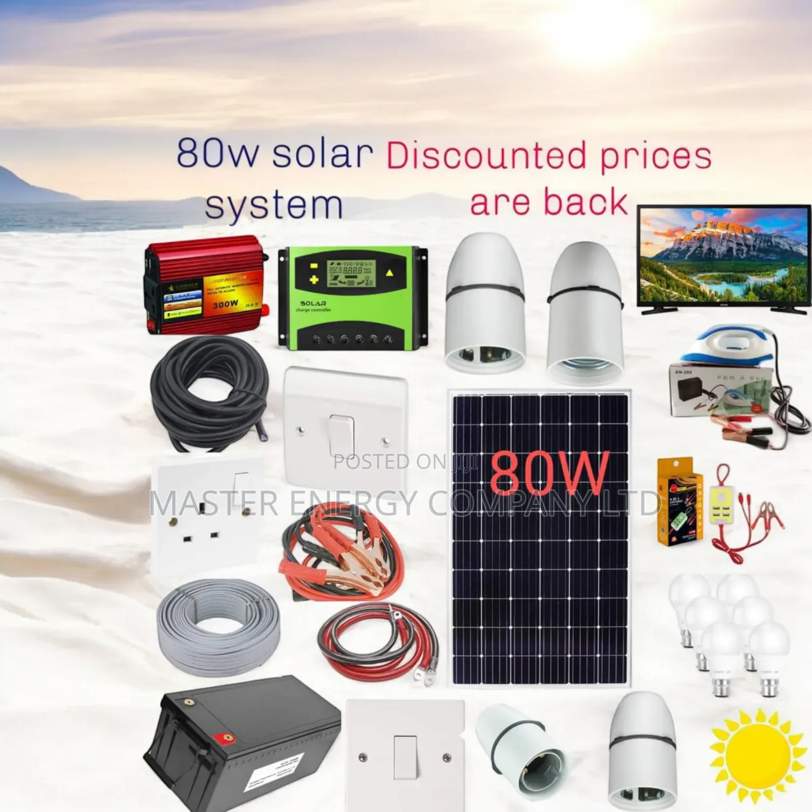 80w Solar System Full Kit German SVDV B