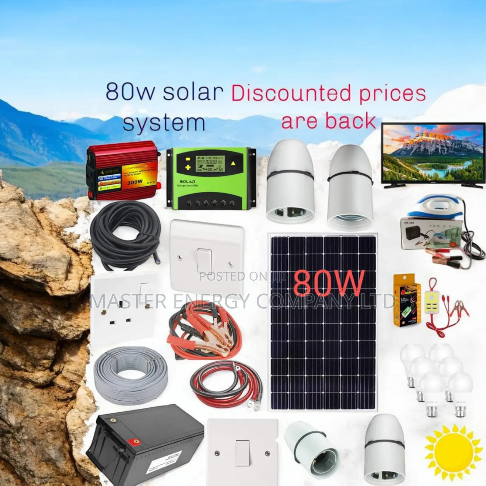 80w Solar System Full Kit German D VNNFV