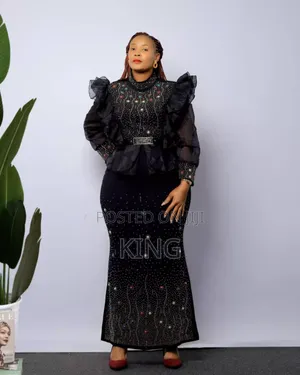 Maxi Crystal Design Dress