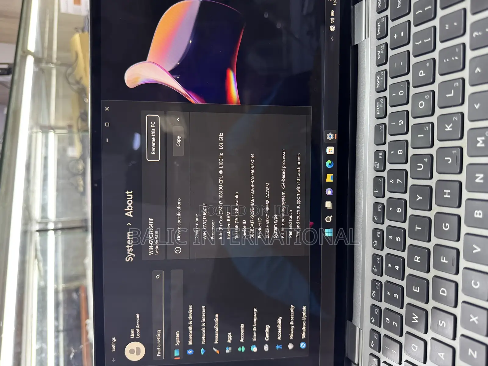 Laptop Dell Latitude 9420 16GB Intel Core I7 SSD 256GB